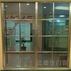 Душевой экран 【嘉兴比德佳门窗】高档钛合金材料1，0厚八格高档厨房滑动移门