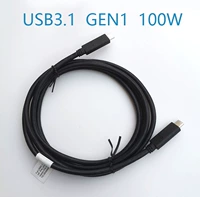 Оригинальный USB3.1 Gen1 5a двухглавый кабель данных Type-C Видео кабель HP 100WPD Fast Charge