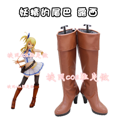 taobao agent D3606 Fairy's Tail Lucy COSPlay COSPLAY Anime Shoes to Custom