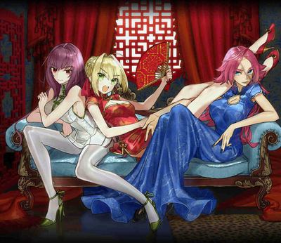 taobao agent Fate/EXTELLLA LINK Skaha Cheongsam Special COS Shoes