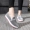 Giày vải mùa thu Giày nữ phiên bản Hàn Quốc của giày vải Bắc Kinh cũ đạp phẳng một đôi giày lười Giày dép nữ Fu Fu Giày chạy bộ nữ