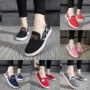 Mùa xuân và mùa hè tuổi Bắc Kinh sinh viên giày vải của phụ nữ thể thao giản dị trượt thấp để giúp một bàn đạp đặt chân lười biếng giày đơn giày của phụ nữ giày cao cổ nữ