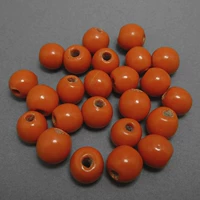 Коралловые красные бусины, четки, украшение-шарик, аксессуар