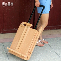 Портативный деревянный чемодан, деревянная коробка для выхода на улицу, акрил