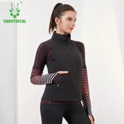 2018 thu đông mới chạy bộ vest thể thao cotton thời trang nữ Áo thun cotton không tay ngoài trời áo cotton ấm áp