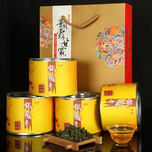 福建安溪清香型铁观音茶叶高山乌龙茶铁罐装中秋送礼茶新茶288g
