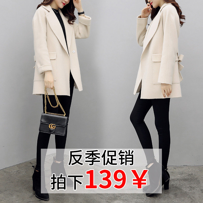 Chống mùa giải phóng mặt bằng mùa đông áo len nữ phần dài Hàn Quốc phiên bản 2018 làn sóng mới lỏng người đàn ông nhỏ áo len