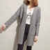 Áo len cardigan phụ nữ áo khoác 2018 mùa xuân và mùa thu mới của Hàn Quốc phiên bản của hoang dã lỏng thêu hoa đèn lồng tay áo sinh viên áo sơ mi áo len nữ đẹp 2021 Cardigan