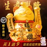 Золотой электрический коктейль кошачья кошка качание крупно