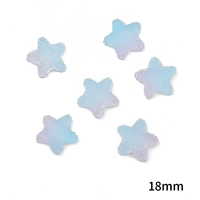 Звездный синий фиолетовый 18 мм 10