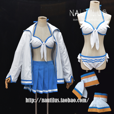 taobao agent [Clothing Customization] Blue Fantasy Zoe swimsuit COSPLAY clothing