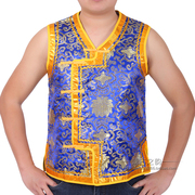 Của nam giới Mông Cổ vest vest vest mùa hè thiểu số trang phục Mông Cổ gown nam Mông Cổ vest trang phục