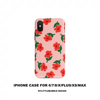 Mylittlebubble hyuna, милая девушка розовый корпус мобильного телефона iPhonexr All -Inclusive Apple x