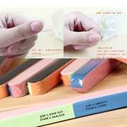 Phiên bản Hàn Quốc của móng tay sáu mặt chà móng tay giả dải đánh bóng dải đánh bóng móng tay người mới bắt đầu dụng cụ làm móng