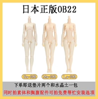 Obitsu Японская подлинная OB22 OB22 Женская белая мышца Blyth Blyth Small Cloth Licca Azone