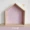 Milky custom ins màu cabin bé phòng mô hình phòng trang trí nhà nhỏ hình dạng giá treo tường trang trí - Kệ