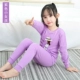 Bộ đồ lót bé trai Cotton 8 Áo len trẻ em Quần áo mùa thu Quần quần mùa thu Quần cotton cho bé trai 9 bé trai mùa đông - Quần áo lót