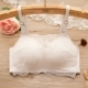 Girls Tube Top Bra Chống chiếu sáng Ren Học sinh mỏng Tập hợp học sinh trung học Đồ lót trẻ em không có dây buộc - Now Bras