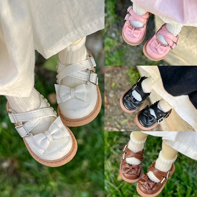 taobao agent Free shipping 6 points BJD4 points BJD six points four -point MDD cross bow bowl small leather shoes bear girl rabbit bean baby shoes