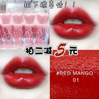Giải phóng mặt bằng! Hàn Quốc saem tươi mousse kẹo môi lỏng môi son bóng men đỏ xoài bưởi tây - Son bóng / Liquid Rouge 	son bóng không màu