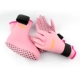 Детские розовые перчатки, носки, комплект