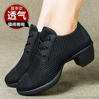 Сетчатая спортивная обувь, танцующие летние туфли, коллекция 2022, мягкая подошва