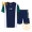 Bộ đồ 361 độ nam 2019 hè mới thoáng khí cổ tròn ngắn T361 Ren Jialun với áo thun nam màu tương phản thời trang - Áo phông thể thao