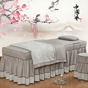 Quản lý da cotton vẻ đẹp trải giường bốn bộ Châu Âu nhỏ sang trọng giường massage bộ vật lý trị liệu sức khỏe giường đặc biệt bìa