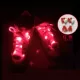 Светящиеся шнурки красный свет, пара из 8 батарей CR2032