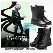 Tokyo Ghouls Jin Muyan cosplay phù hợp với đôi giày màu đen Tokyo 喰 雾 雾 董 董 董 Đồng Xiang 绚 COS khởi động