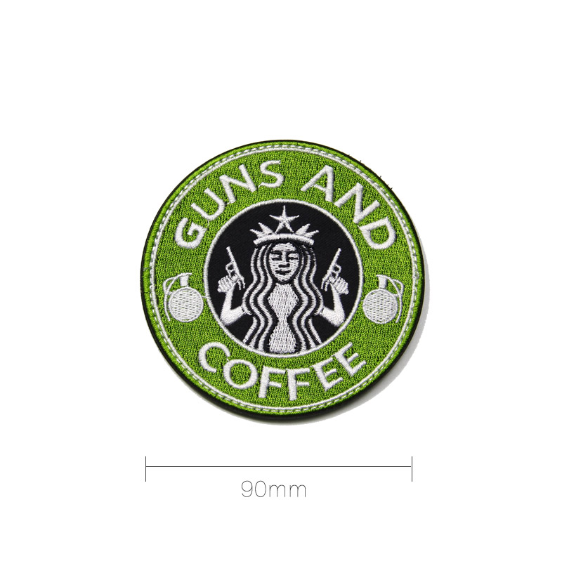 Guns and Coffee 3D PVC Tactical Morale Patch