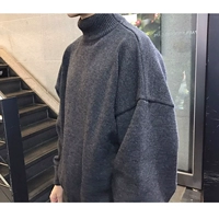 Ông Fang inch mùa xuân chàng trai mới Hàn Quốc phiên bản của áo len lỏng bat tay áo quá khổ knit dày áo len nam áo cardigan nam