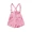 Quần áo bé gái màu hồng yếm mùa hè 2019 Quần áo trẻ em Hàn Quốc mới cho bé Quần short denim phương Tây - Quần jean