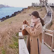 2018 lá nhỏ bong bóng mùa thu và mùa đông sản phẩm mới ve áo len len dày cashmere áo khoác dài - Trung bình và dài Coat