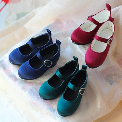 taobao agent [Flower Ling] DD/SD16/GR/1/3 -3 -point high -heeled shoes Classical elegant matte scrub shoes flat foot flat feet