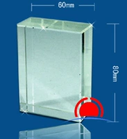 Хорошо, WU Crystal Block Blocking Clock Crystal Home Обозначайте небольшую продукту Crystal Condor Slash