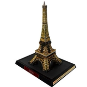Full 68 Mô hình giấy 3D thủ công DIY Thế giới cổ điển Tòa nhà Tháp Eiffel Xem đêm Mô tả giấy - Mô hình giấy