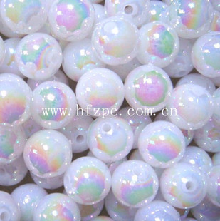 Boutique high -end DIY bead material clothing auxiliary materials acrylic bead beads multi -specification AB color round beads