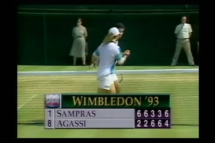 1993 WIMBLEDON 1 | 4 FINALS SAMPRAS-AGASSI 