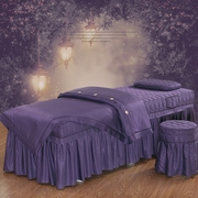 Sản phẩm mới cotton phương thức vẻ đẹp giường bìa bốn bộ của beauty salon trải giường cơ thể massage SPA bộ đồ giường