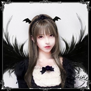 Halloween Nhật Bản cô gái mềm mại cô gái loli đen nhỏ ma cà rồng ma cà rồng cánh phụ kiện tóc