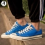 [Miss King] Converse Converse 1970s Giày đế thấp màu xanh nước hồ tiêu chuẩn Samsung 162061C giày thể thao lining