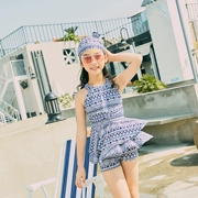 Trẻ em nữ kho báu áo tắm cô gái 12-15 tuổi dính liền Hàn Quốc lớn trẻ em sinh viên váy phong cách nhanh chóng làm khô công chúa áo tắm thủy triều