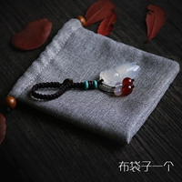 Túi vải cotton và vải lanh dây rút túi lưu trữ túi tote túi nhỏ dây rút đồ trang sức có thể được tải vòng đeo tay vòng tay đồ trang trí dây - Vòng đeo tay Clasp vòng tay trầm hương