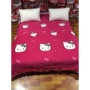 Tinh thể phiên bản AB rửa sạch bông len cộng với mùa bông chăn 6 tatami Kang giường bìa trượt - Trải giường ra giường cotton