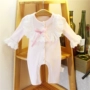 Ý tưởng quần áo trẻ em 2019 xuân hè mới bé baby romper gái ren jumpsuit trẻ em romper jumpsuit - Áo liền quần đồ bơi bé trai