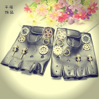 taobao agent Retro accessory, gloves, punk style, Lolita style, cosplay
