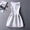 Mùa hè 2017 mới của phụ nữ phiên bản Hàn Quốc của chiếc váy tự tay in họa tiết eo đã mỏng một chiếc váy xòe chữ từ - A-Line Váy