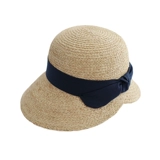 Плетеная шапка ручной работы, пляжная универсальная высококлассная солнцезащитная шляпа для отдыха, подходит для подростков, в корейском стиле